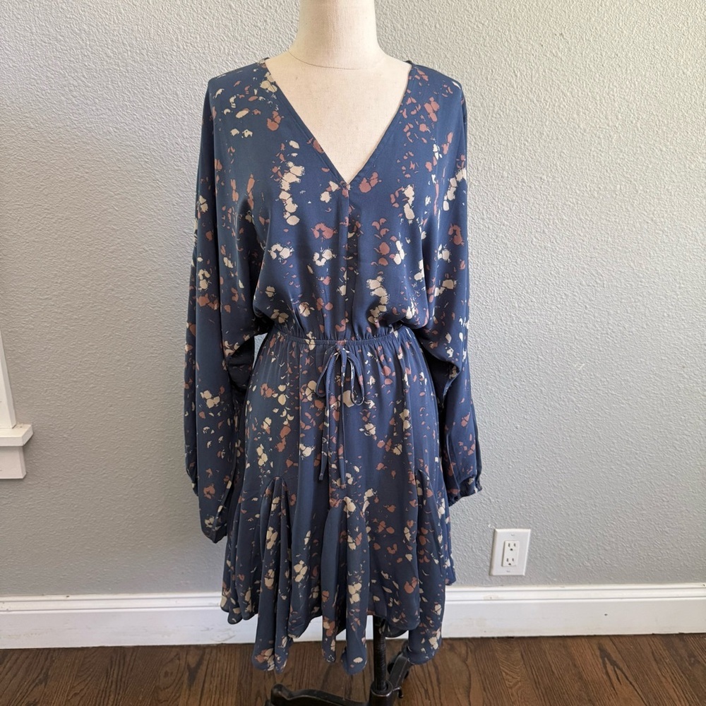 Mittoshop Long Sleeve Floral Dress Size Large NWT